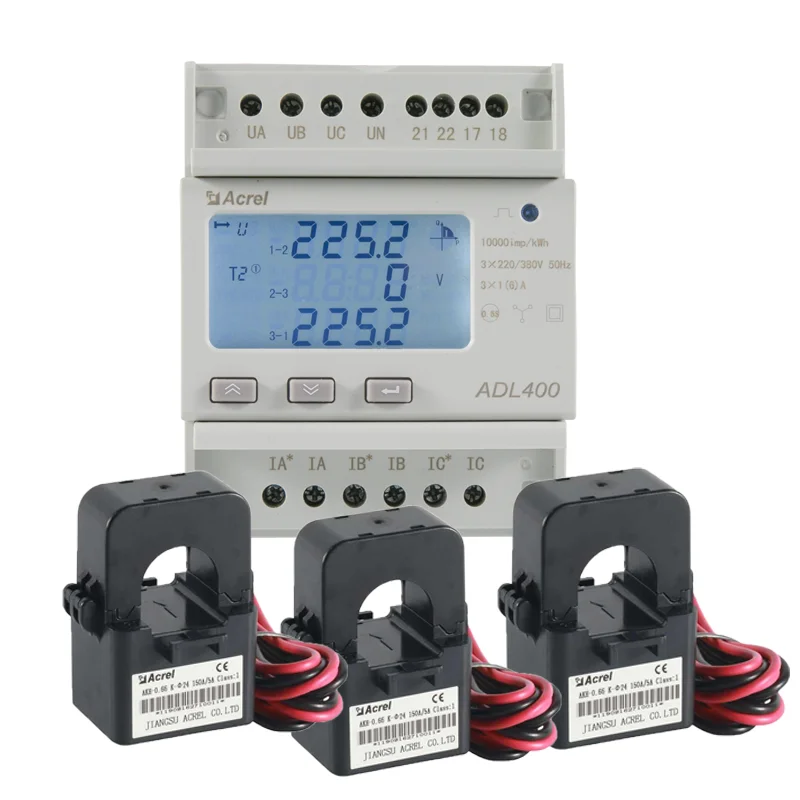 Acrel 3 Phase ADL400 Smart Power Consumption Electrical Parameter