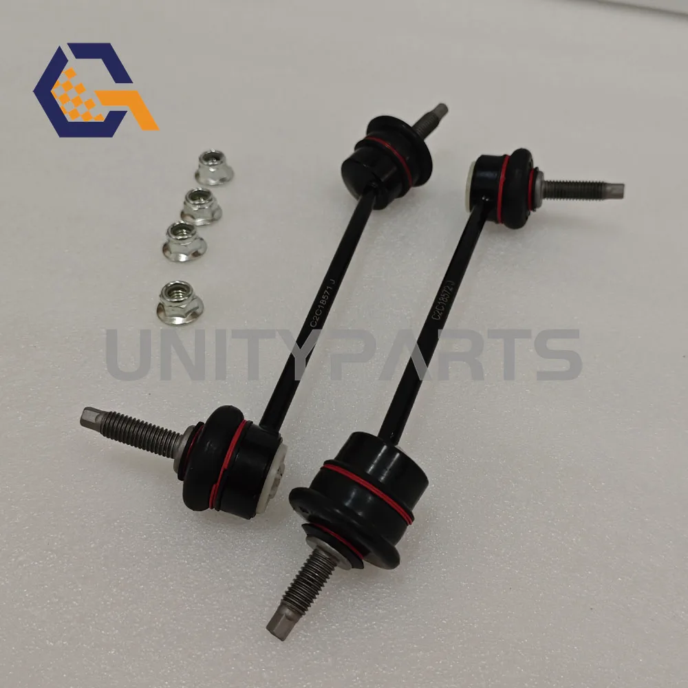 Set of 2 Rear Stabilizer Sway Bar Links For JAGUAR F-Type S-Type Vanden Plas XF XJ XK C2C18571 C2C18572 C2D49528 K750339 K750340