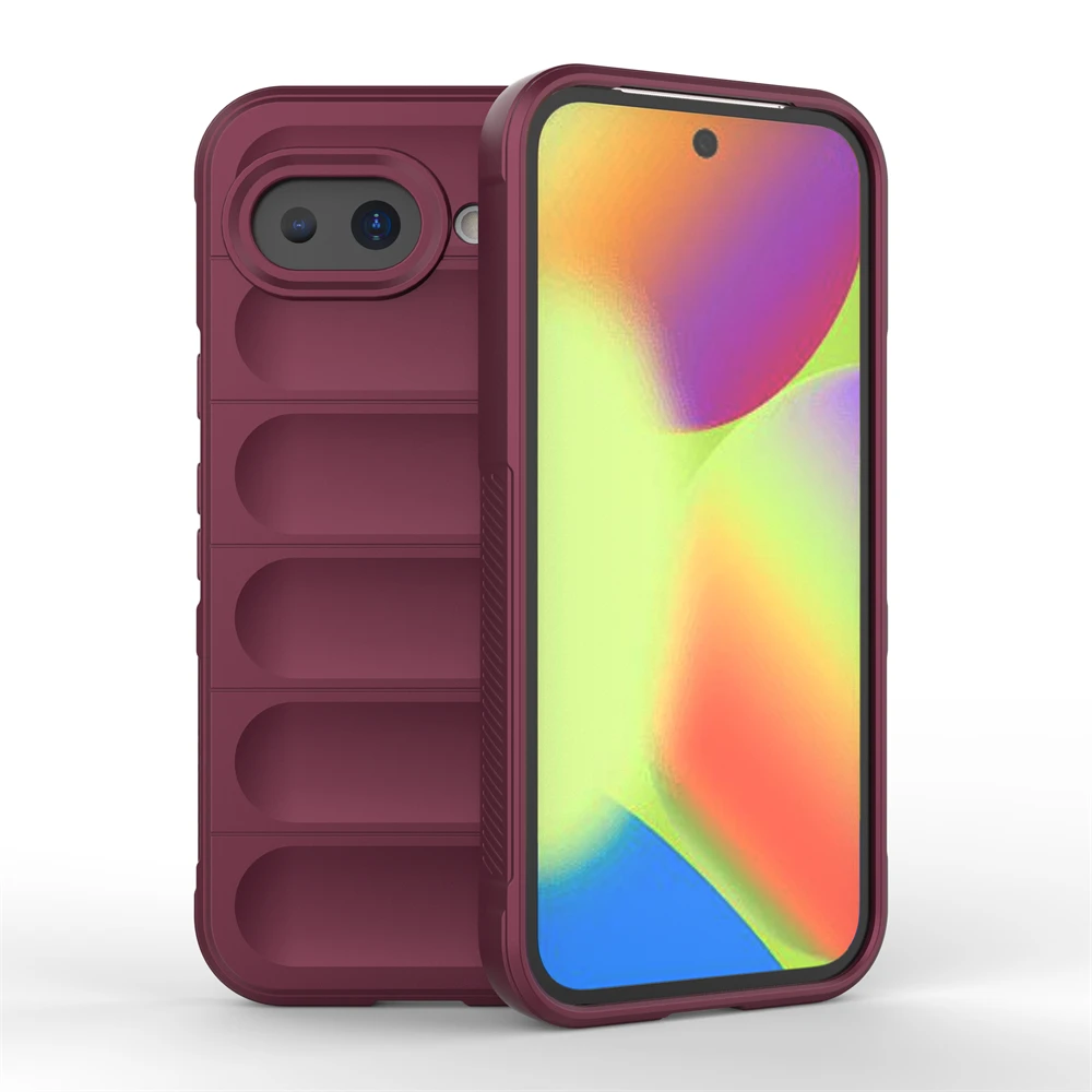 Enhanced Shockproof Soft Silicone Phone Case with Camera Protection - Skin Feel TPU Cover