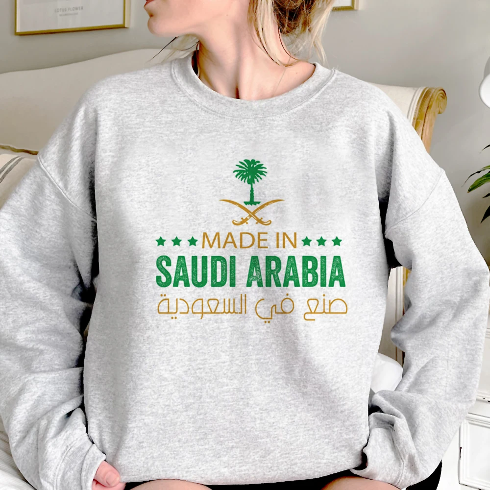 

Kingdom of Saudi Arabia hoodies women y2k aesthetic funny pulls tracksuit women 90s Hooded Shirt