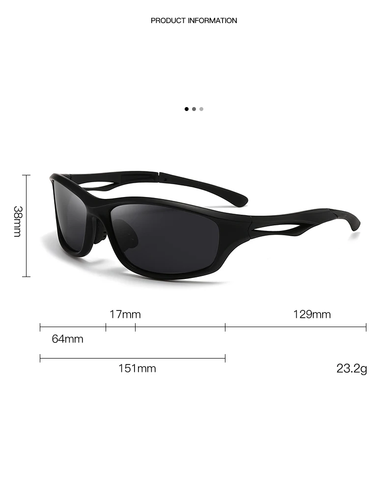 Neue personalisierte Outdoor-Sport-Fahrradbrille für Herren, Angeln, polarisierte Sonnenbrille, trendige Damen-Y2k-Sonnenbrille 3245 – Detail 6