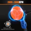 DayPlus Polisher 5000W Dual Action Car Polisher, Random Orbital Polisher Car Buffer Polisher 6 Variable Speed for car Detailing 5