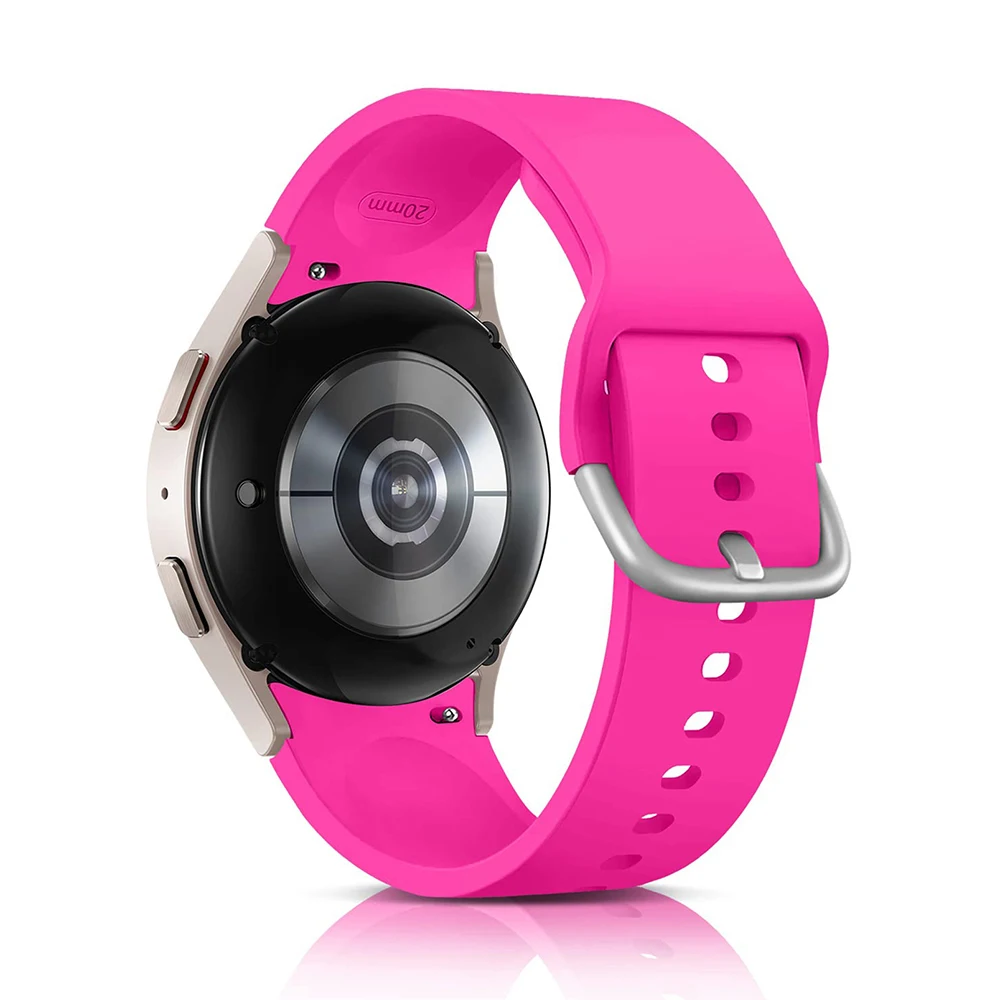 20mm Silicone Smartwatch Strap - No Gaps Design Bracelet