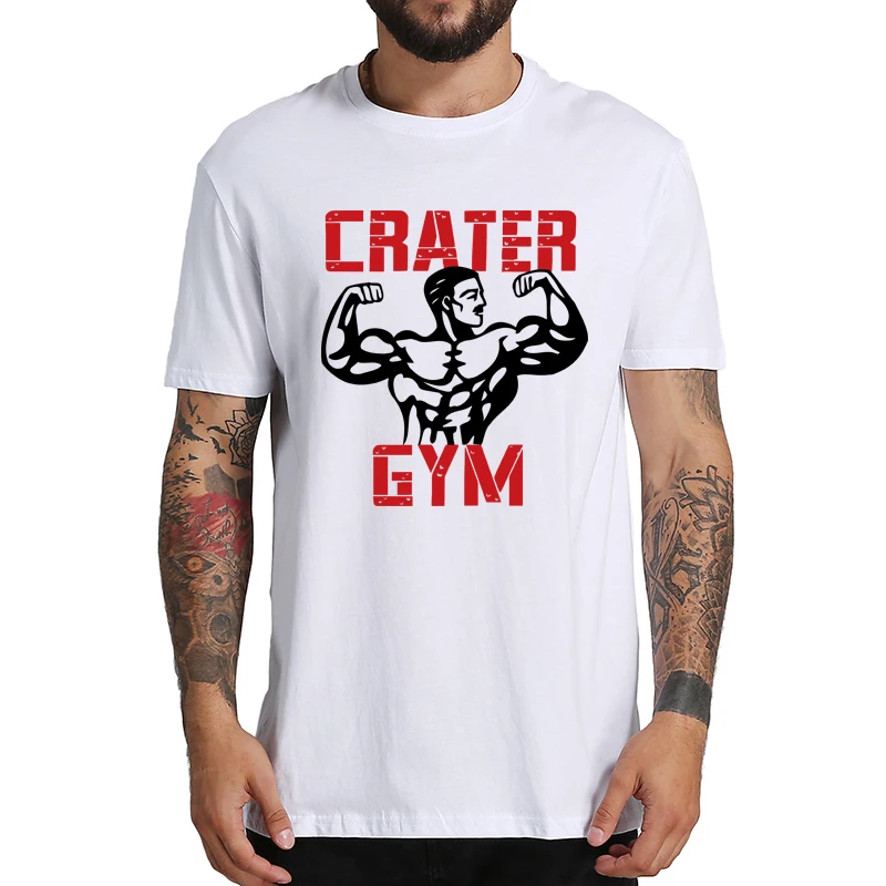 

Vintage Crater Gym T Shirt Film Inspired Fans Sport Gym Lovers Gift Tops EU Size 100% Cotton Soft Unisex O-neck T-shirt EU Size