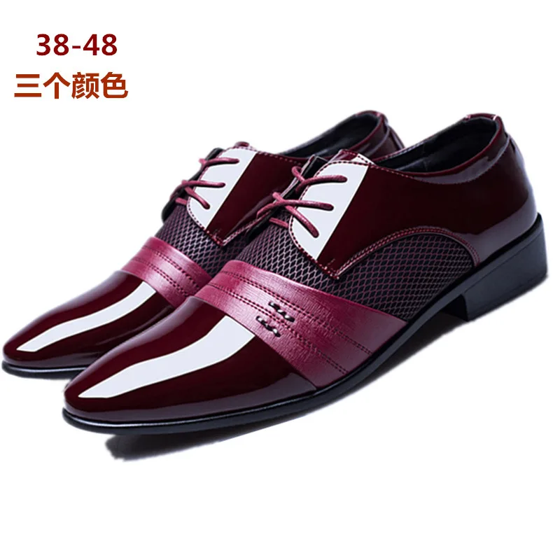 

2023 Fashion Slip On Men Dress Shoes Men Oxfords Fashion Business Dress Men Shoes New Classic Leather Men'S Suits Shoes