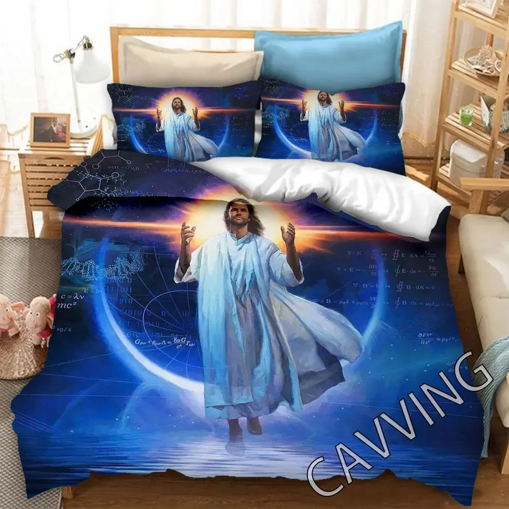 

Jesus 3D Printed Bedding Set Duvet Covers & Pillow Cases Comforter Quilt Cover (US/EU/AU Sizes) H03