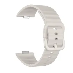 Sport Silicone Strap - Soft Wristband for Men & Women, Compatible with Huawei Watch Fit Series (Starlight)