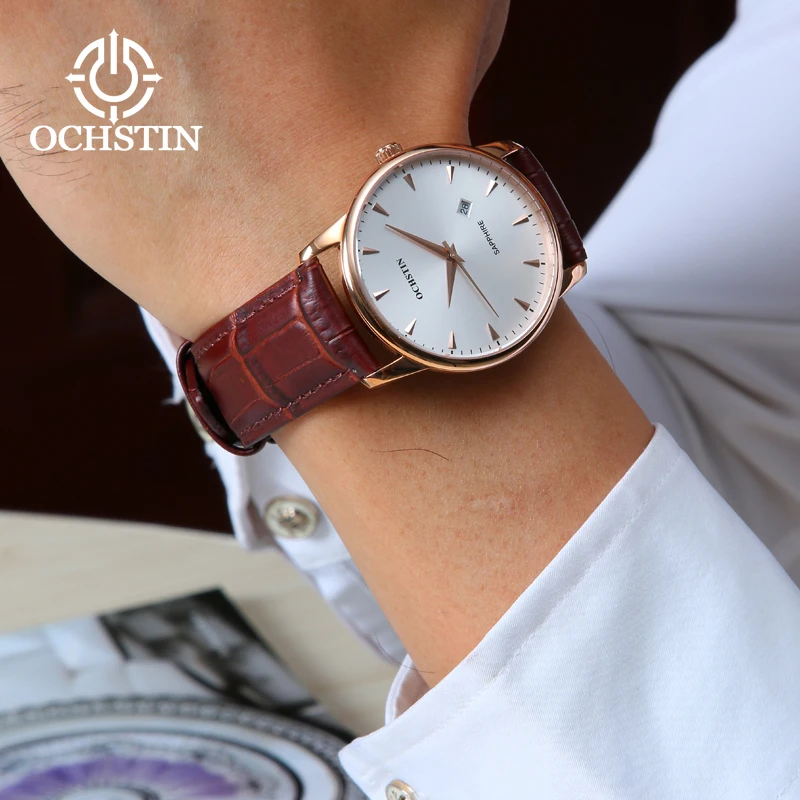 OCHSTIN2024 Business Luxury New Men's Gentle Series Imported Multi functional Quartz Movement Watch Men's Quartz Watch