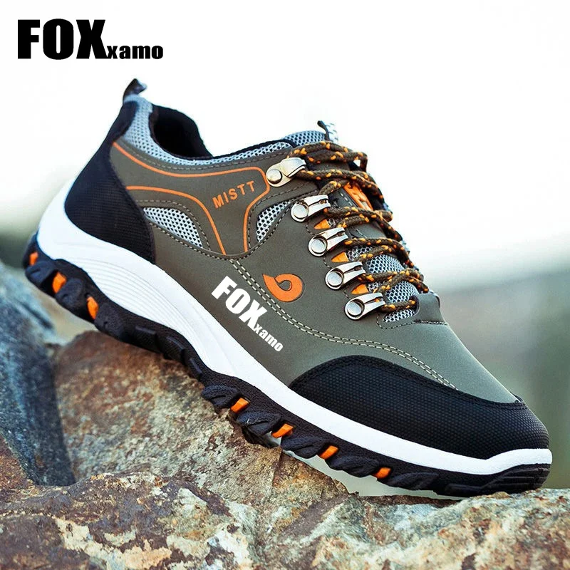Foxxamo-Zapatillas De ciclismo para Hombre, Zapatos De senderismo, botas De montaña al aire libre, Zapatos De escalada, talla grande 38-44, 2024
