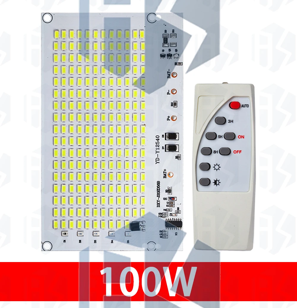 1~10PCS 25W 40W 60W 100W LED Outdoor Solar-Energie 5730 Hochhelligkeits-LED-Perlenlicht Integrierte Lichtquelle Lichtpanel-Steuerung – Detail 17