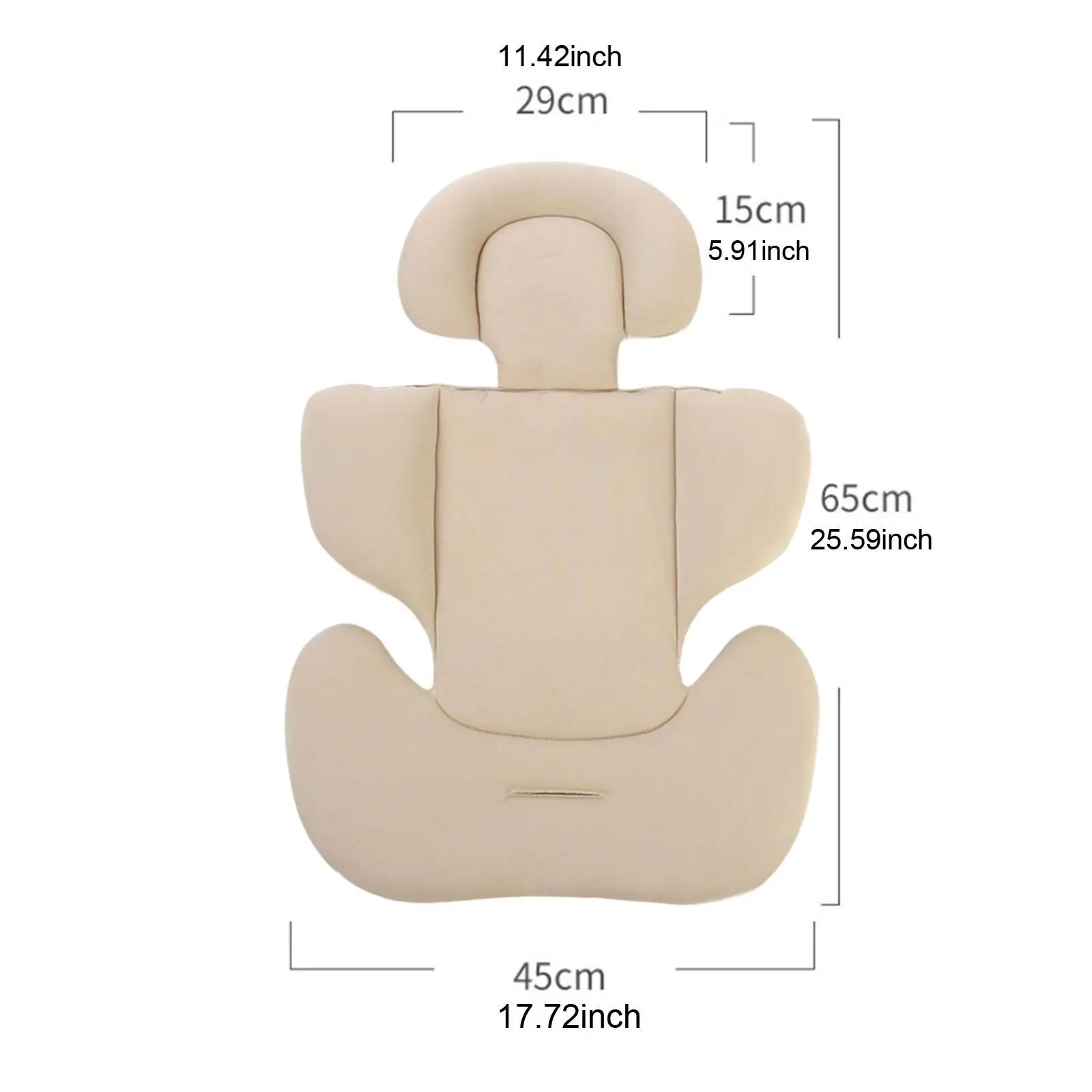 Newborn Stroller Mat Breathable Protective Cushion for Children Car Seat Seat Seat Liner for Pram Pushchair Car Stroller