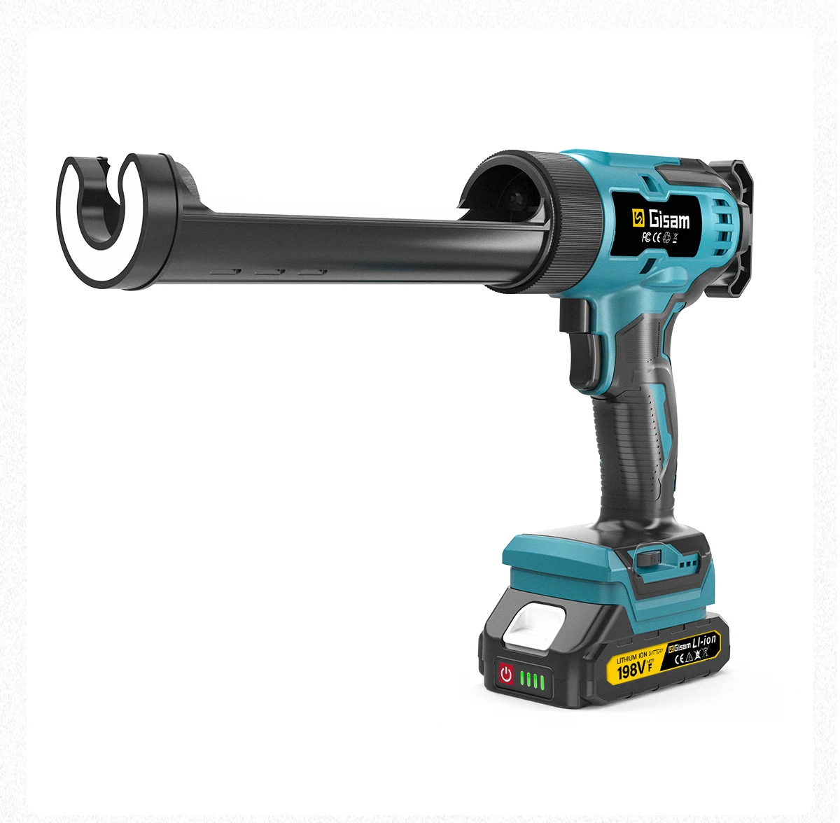 400KG Cordless Electric Caulking Gun 6Gears Glass Glue Gun Adhesive Glue Sealant