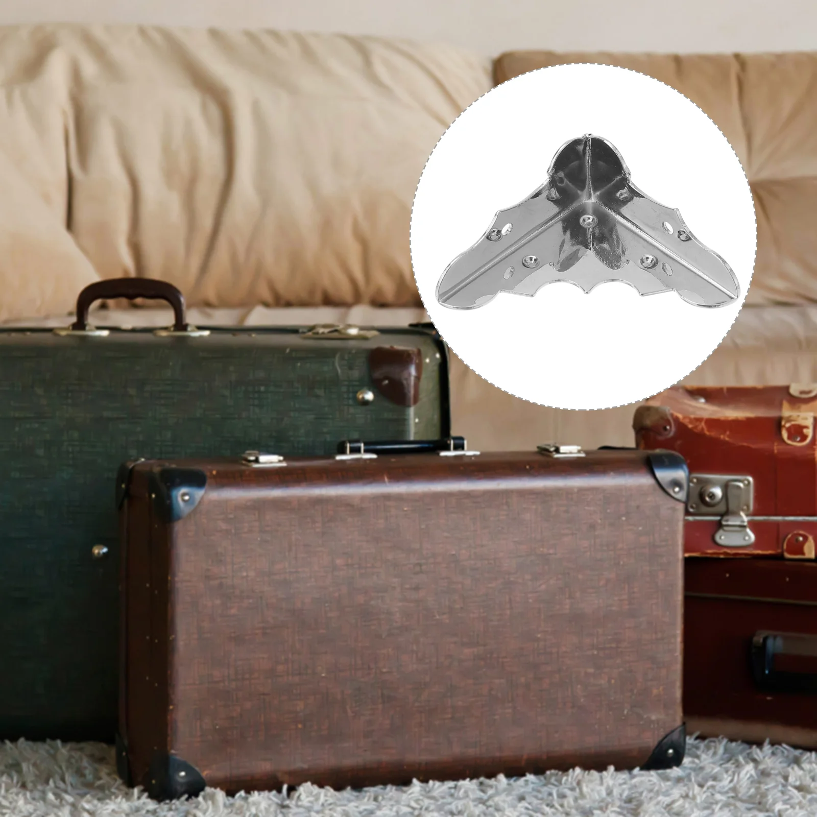 

Replacement Metal Guitar Box Corner Protector Guitar Case Corner Decorative Protector Cover Chest Corner Box Corners