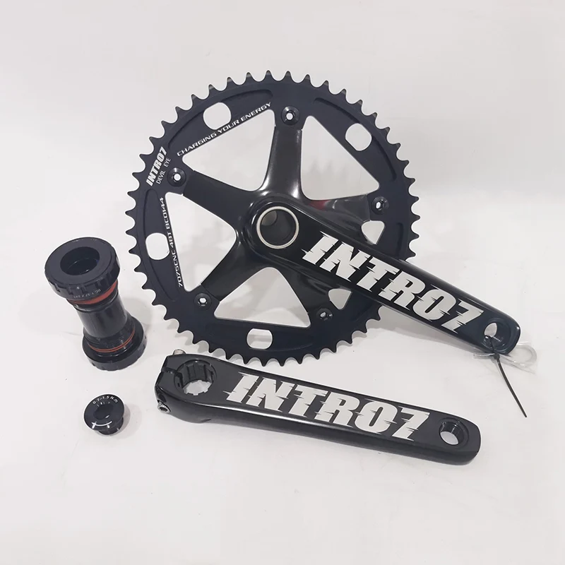 INTRO7 DEVIL EYE Hollow Integrated Crankset Fixie จักรยานห่วงโซ่