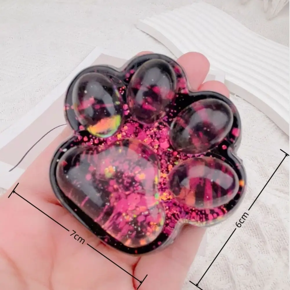 Dark Starry Sky Series Cat Claw Squishy Fidget Toy Stress Relief Sticky Squeeze Cat Paw Toys Party Favors Gifts 6