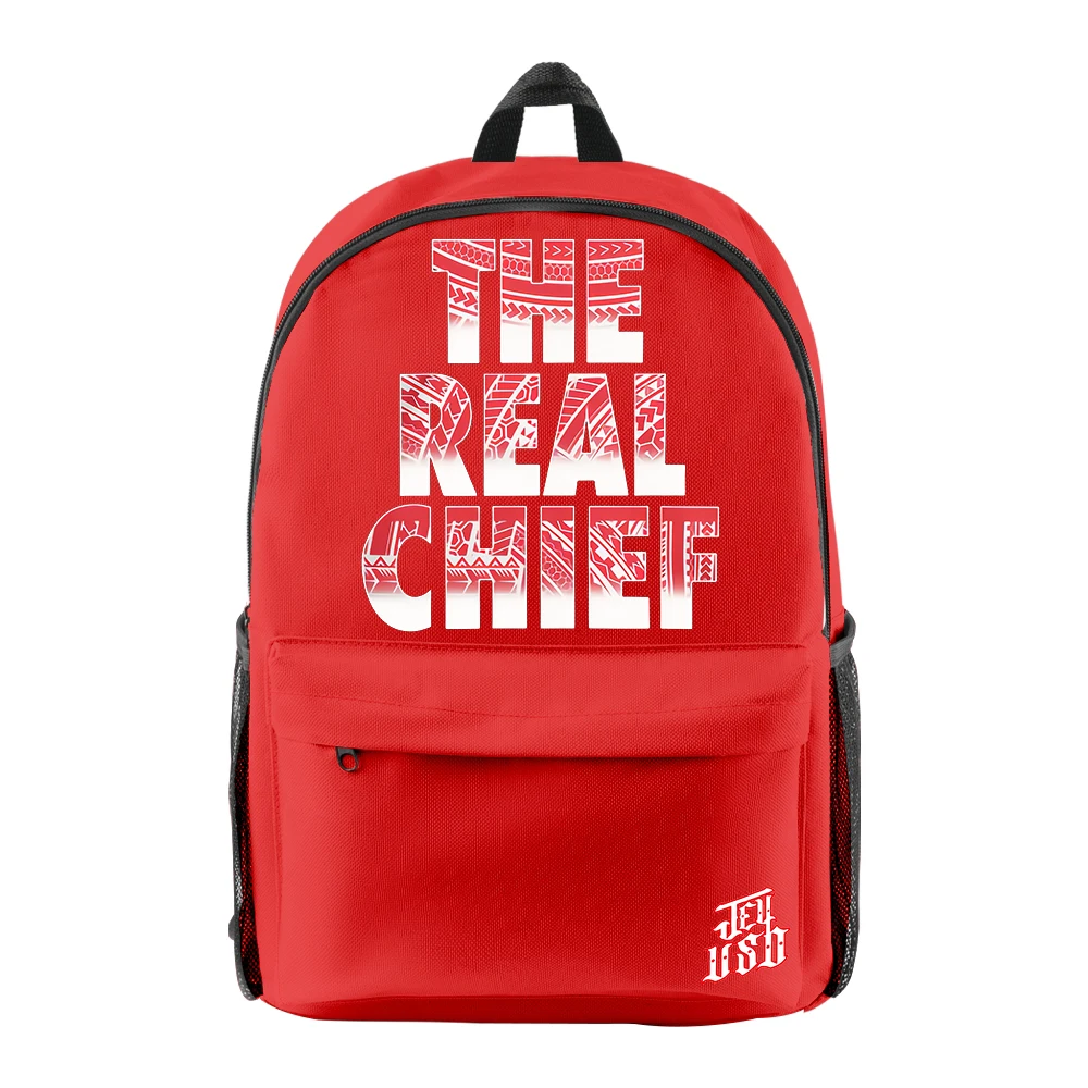Jey Uso The Real Chief Merch Backpack Women Men Rucksack Unisex Travel Bag Packsack Casual Daypack Fashion Bags 6