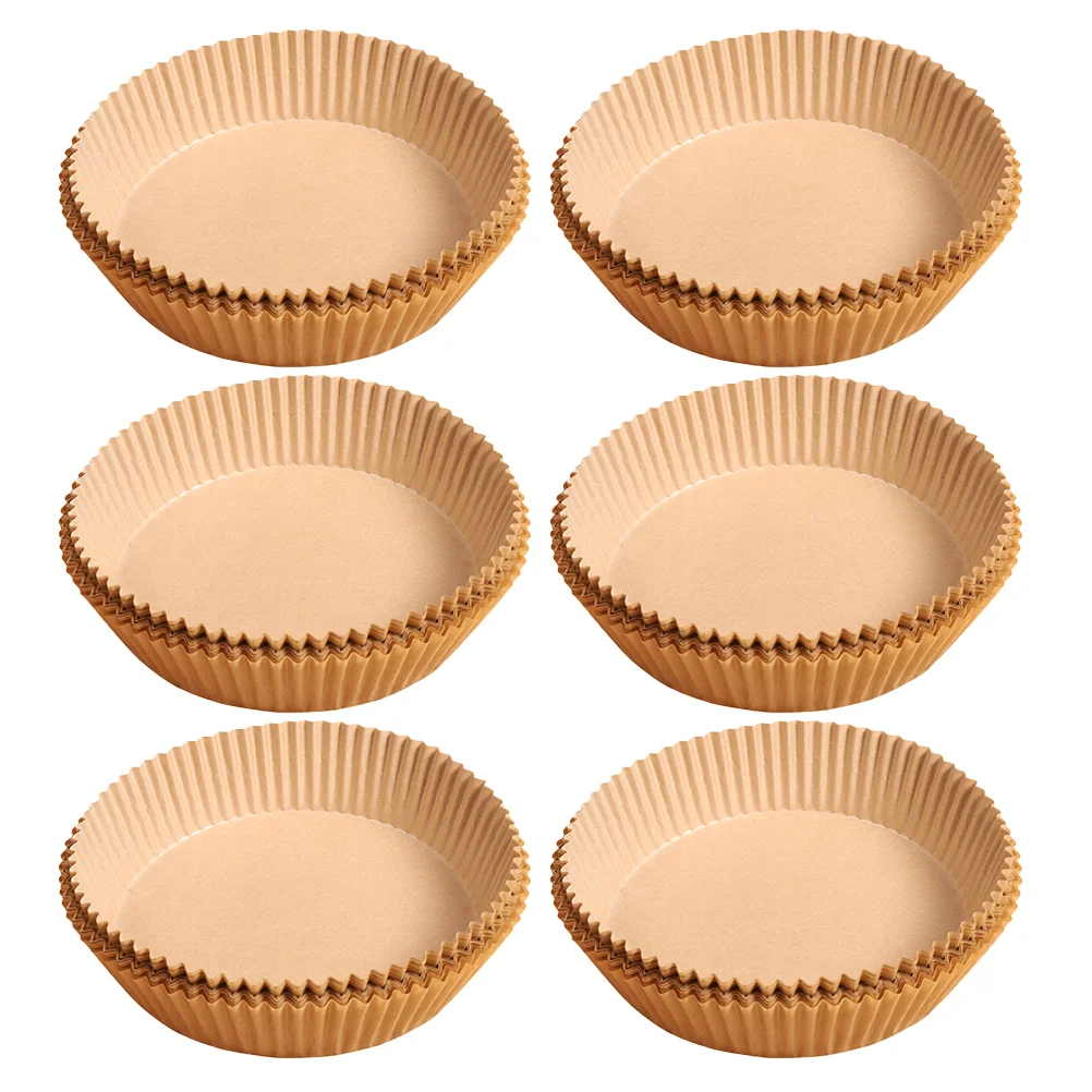 

50 Pcs Airfryer Paper Oil-absorbing Baking Liner Absorption Cushion for Pads Round