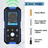 NOYAFA NF-518 Metal Detector Wall Scanner with Newly Designed Positioning Hole for AC Live Cable Wires Metal Wood Stud Find 2