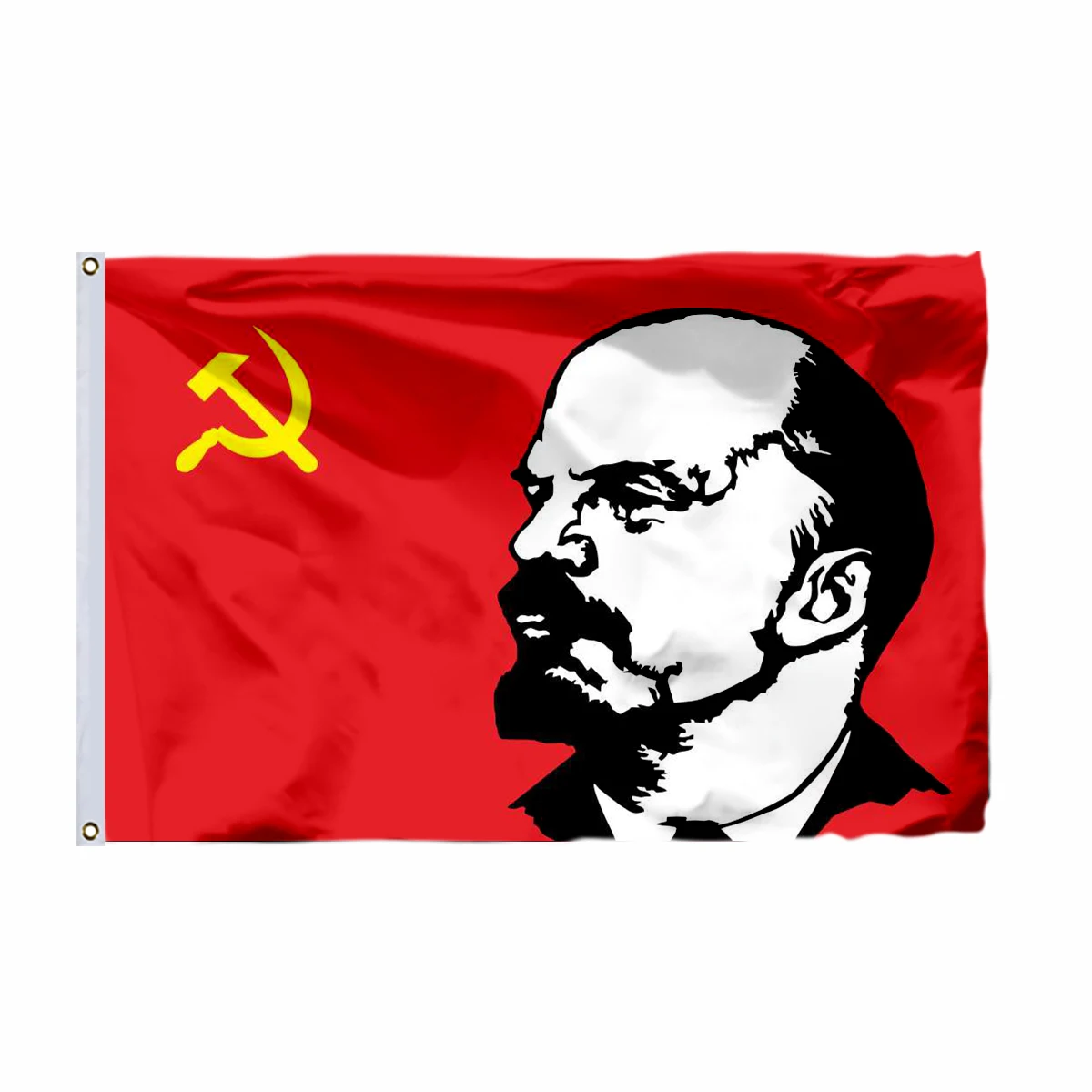 Fanion Lénine URSS Vintage - Drapeau Communisme Soviétique Original (Russie)
