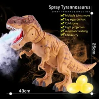 Large Electric Dinosaur Toys Walking Jet Dinosaur World With Mechanical Voice Tyrannosaurus Rex Luminous Egg Children Baby Gifts 1