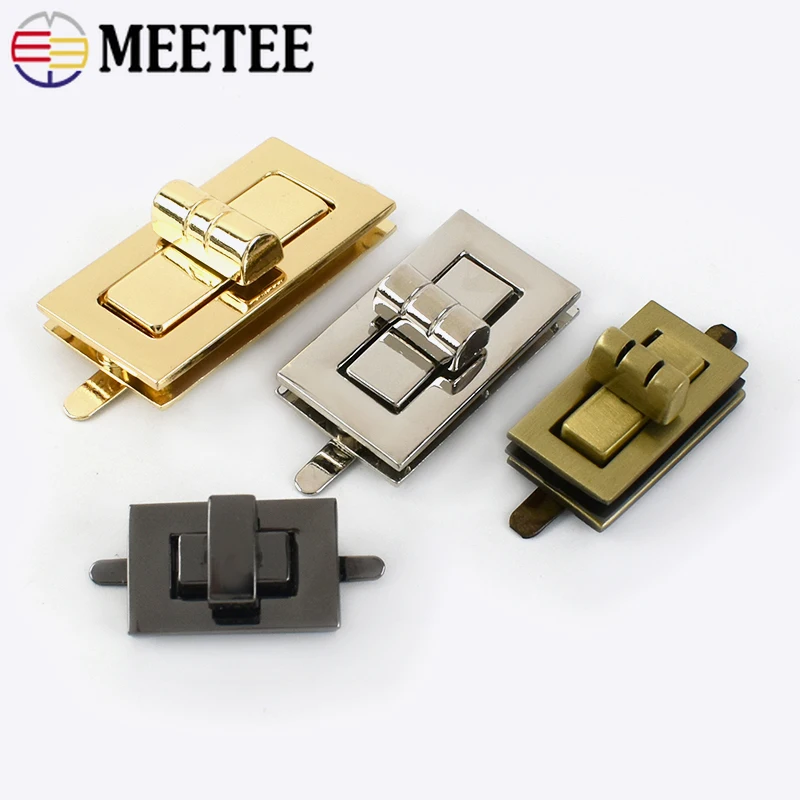 2Sets Metal Twist Turn Lock Bag Snap 2