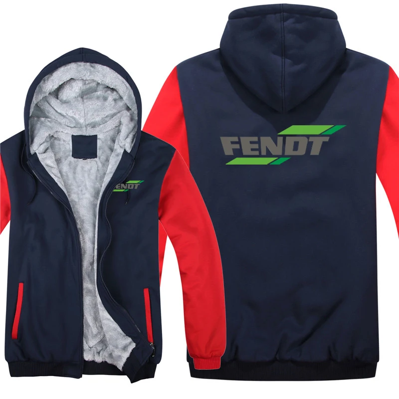 Farming Tractor Agriculture Fendt Hoodies Men Streetwear Coat Wool Liner Jacket Fendt Sweatshirts Warm Man Hoody 2