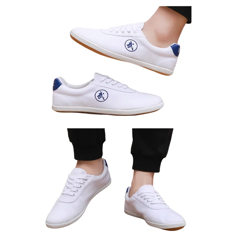 Wushu Shoes Taekwondo Training Martial Arts Tai Chi Taiji Exercise Canvas Shoe
