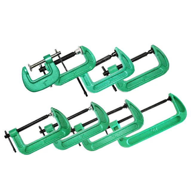 1-10 Inch G-type Clamp Woodworking Fixture Iron Strong Clamp Heavy Duty Jaw Woodworking Tools Clamp Accessory 4