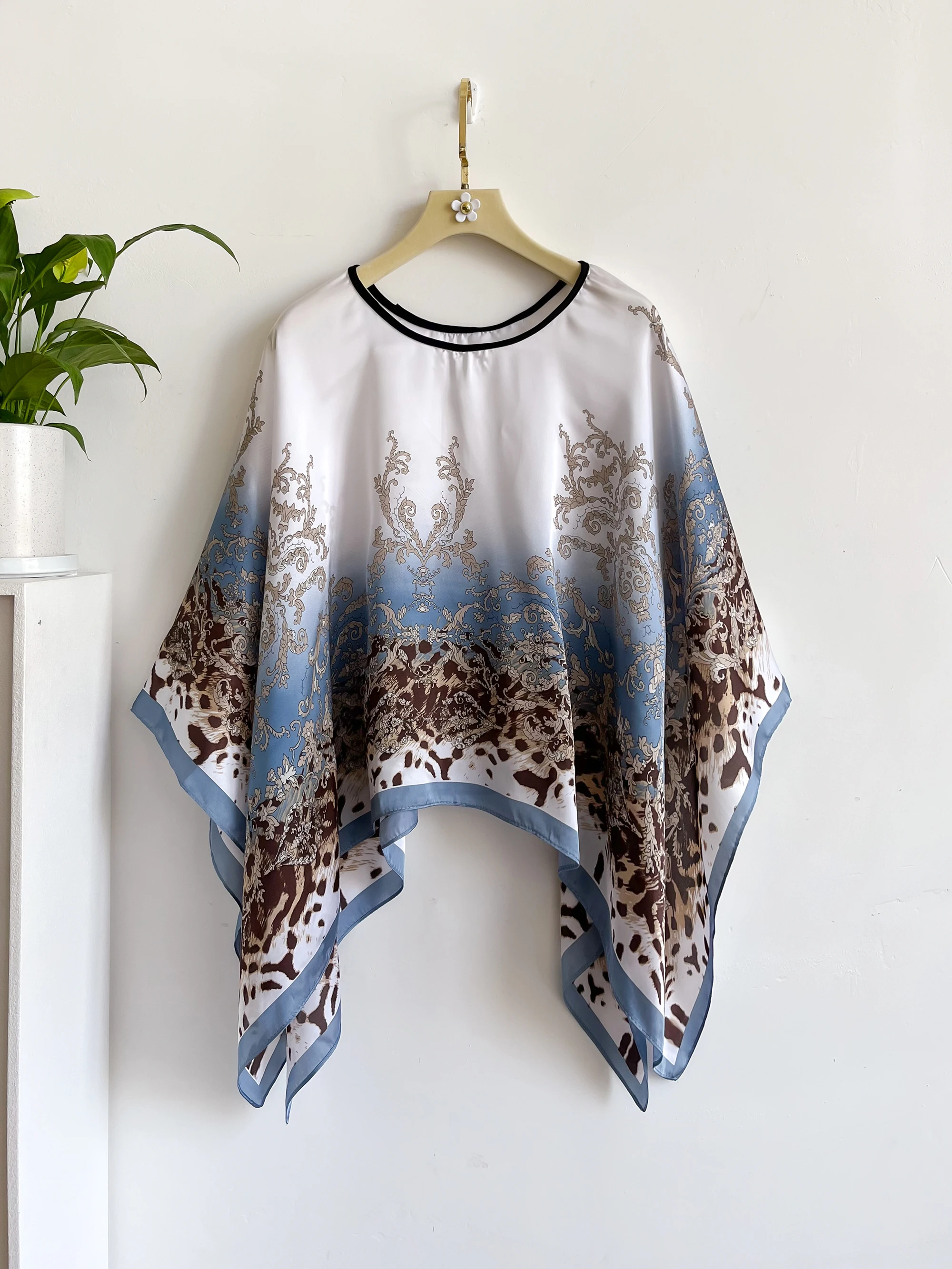 Poncho Pullover Shawl Sun Protection Scarf New Versatile Scarf Paired With Women's Loose Summer Sunscreen Leisure Clothing