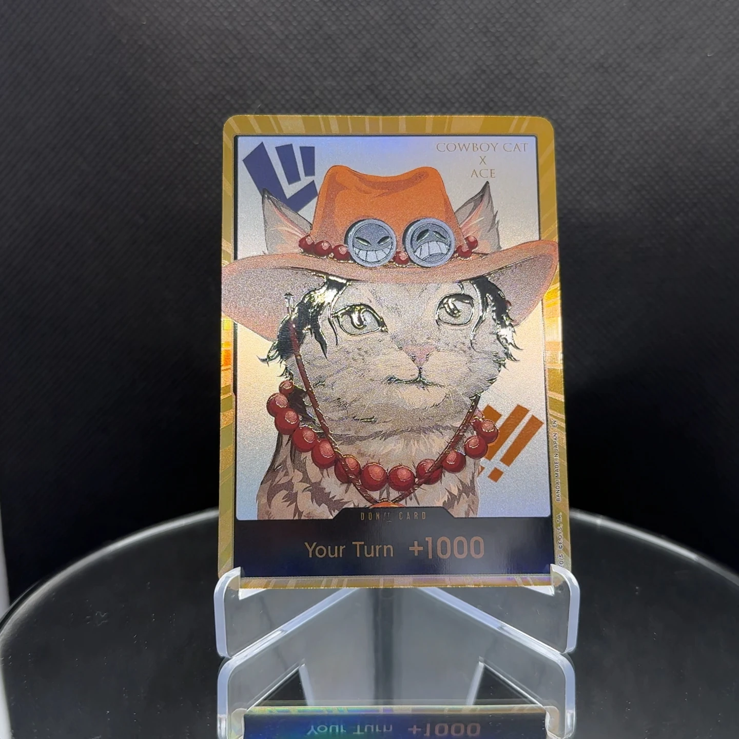 One Piece OPCG Englisch Golden Holographic 3D Textured DON Karte Catified Ruffy Zoro Sanji Robin DON Karte Anime Sammelkarten – Detail 9