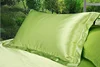 2pcs Silk Pillowcase Camel White Black Silk Satin Pillow Case Multiple Colors 4