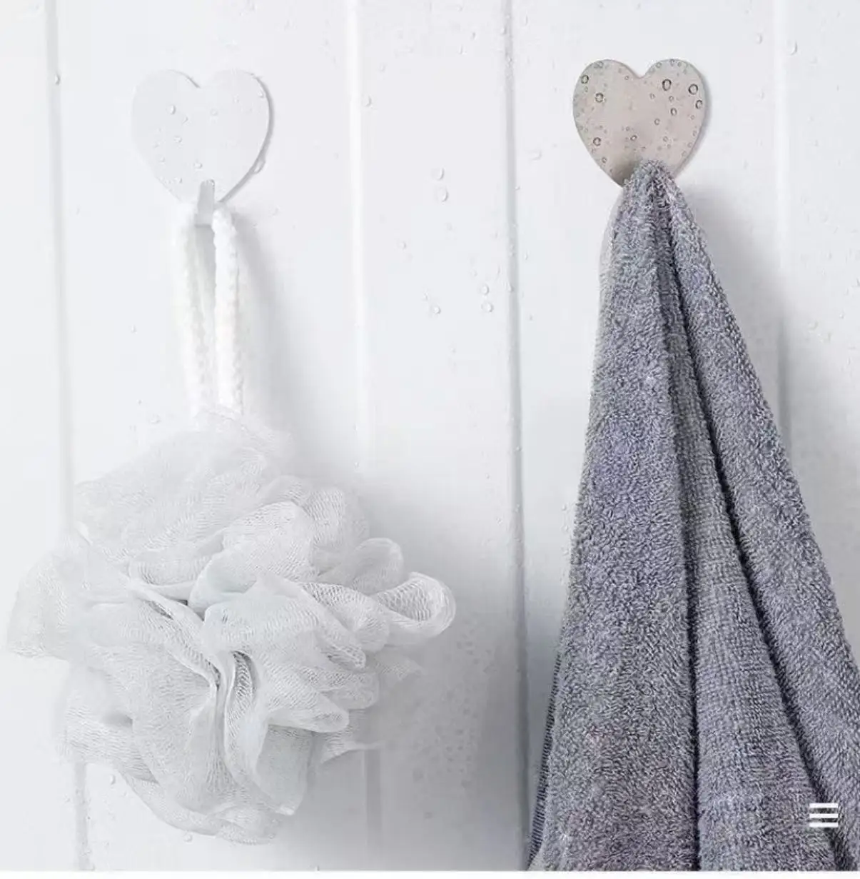 Chic Pink Heart Wall Hooks - Decorative Metal Key Holders