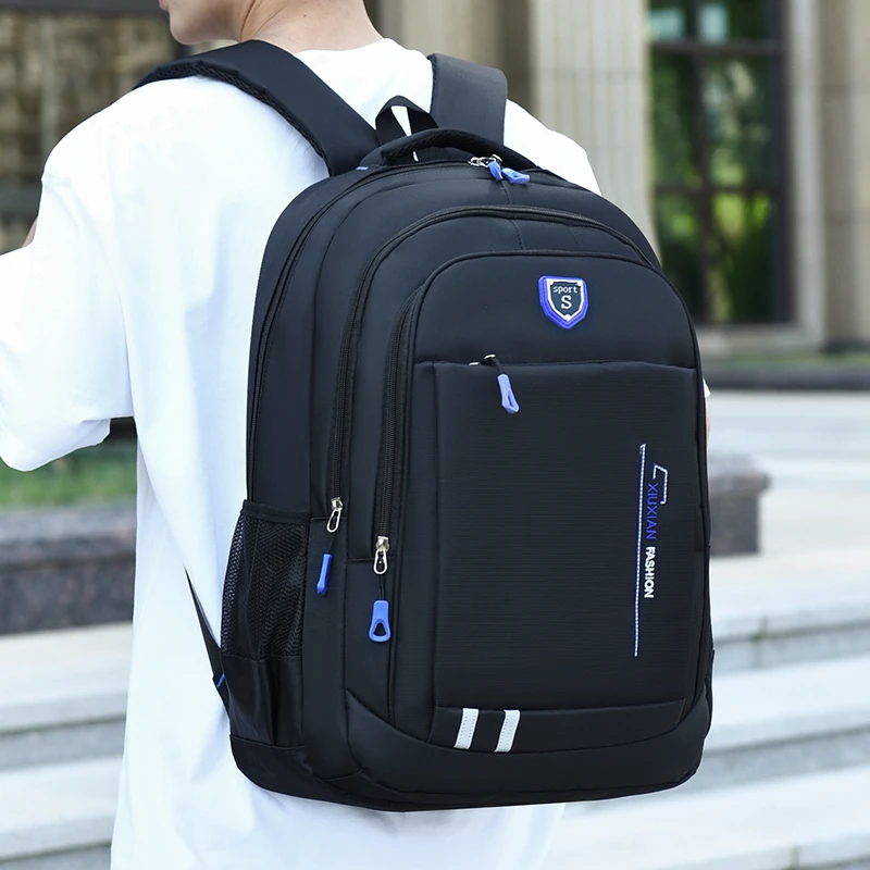 Wide shoulder strap saves effort and does not hurt the spine Multi Pocket large capacity backpack, scratch resistant fabric, spa