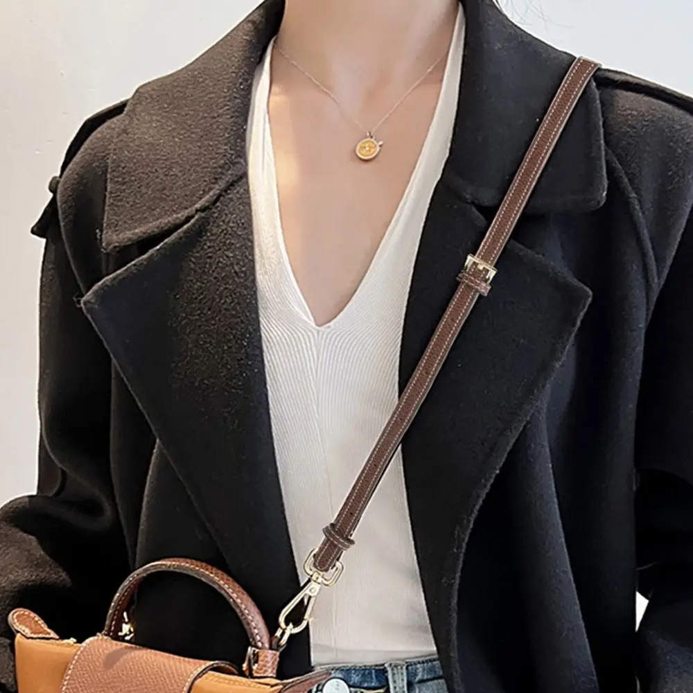 Description Picture 6 of itemWomen Conversion Transformation Handbag Belts Hang Buckle Genuine Leather Strap Crossbody Bags Accessories For Longchamp