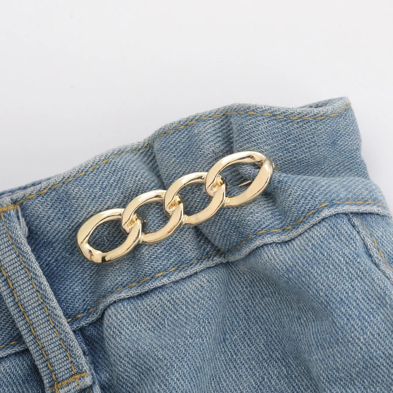 1PC 4cm Simple Detachable Pants Clips Adjustable Waist Buckle Nail