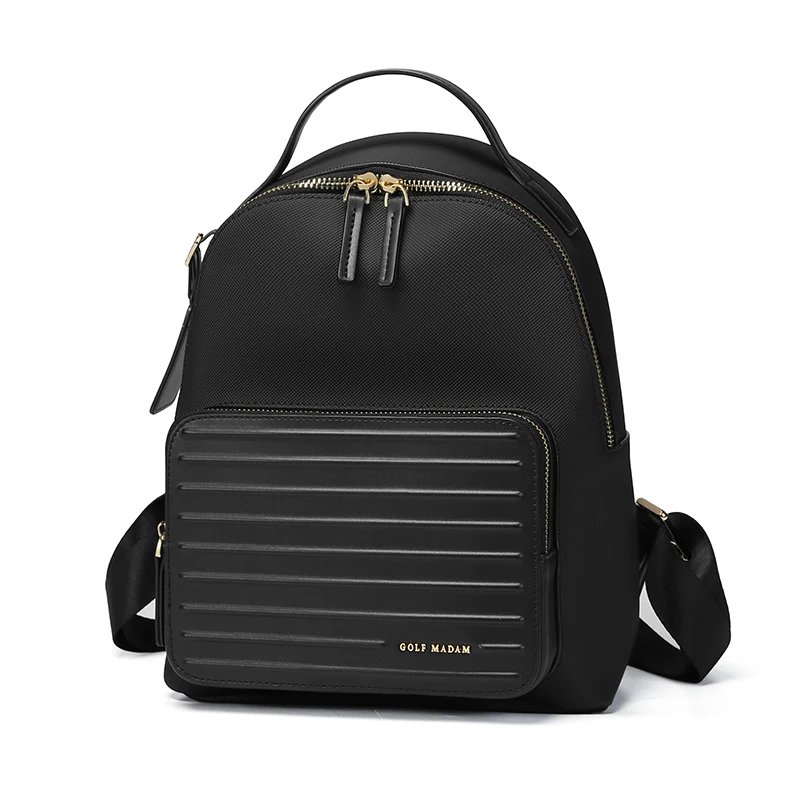 GOLF Women Backpack Bag Luxury Small Black pvc Leather Bags Adult Backbag Waterproof Elegant Mini School Backpack New Trend 2024 2