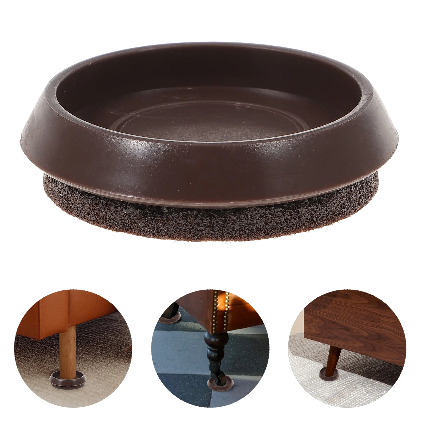 

Furniture Coaster Chair Furniture Felt Caster Cup Furniture Protector Suitable Beds Cabinets Sofas Chairs Tables Pianos Small