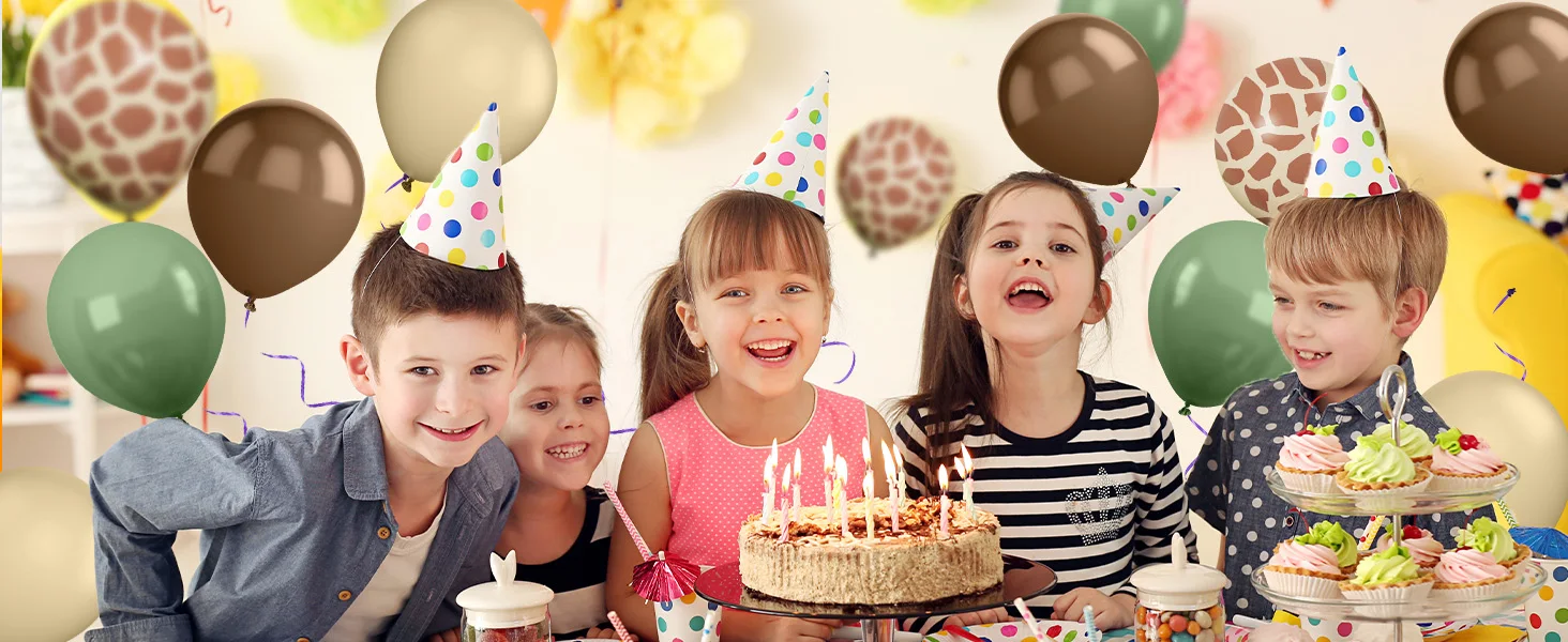 35 Stück 12 Zoll Salbeigrüner Hirschdruck Gold Konfetti Ballon Set Zoo Dschungel Dinosaurier Thema Geburtstag Hochzeit Abschlussdekorationen – Detail 1