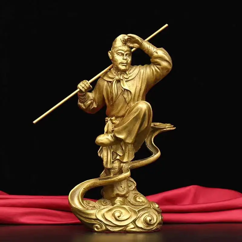 

Латунные благовония Sun Wukong Backflow для украшения дома, прихожей, винного шкафа, украшения для стола, Прямая поставка, практичная
