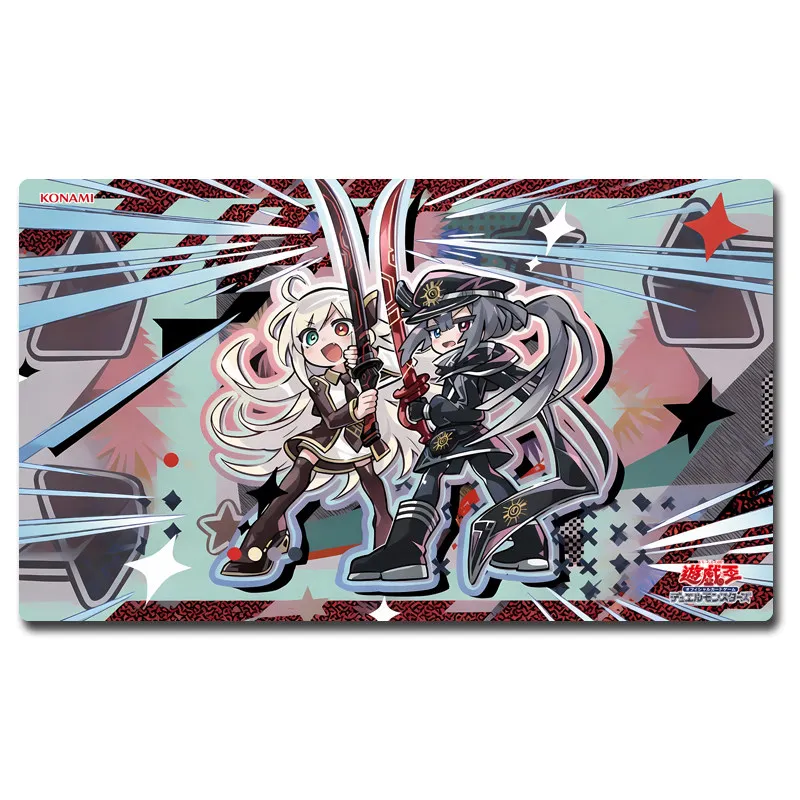 600X350X2Mm DIY 유희왕 Q 버전 스카이 스트라이커 에이스 카드 배틀 매..