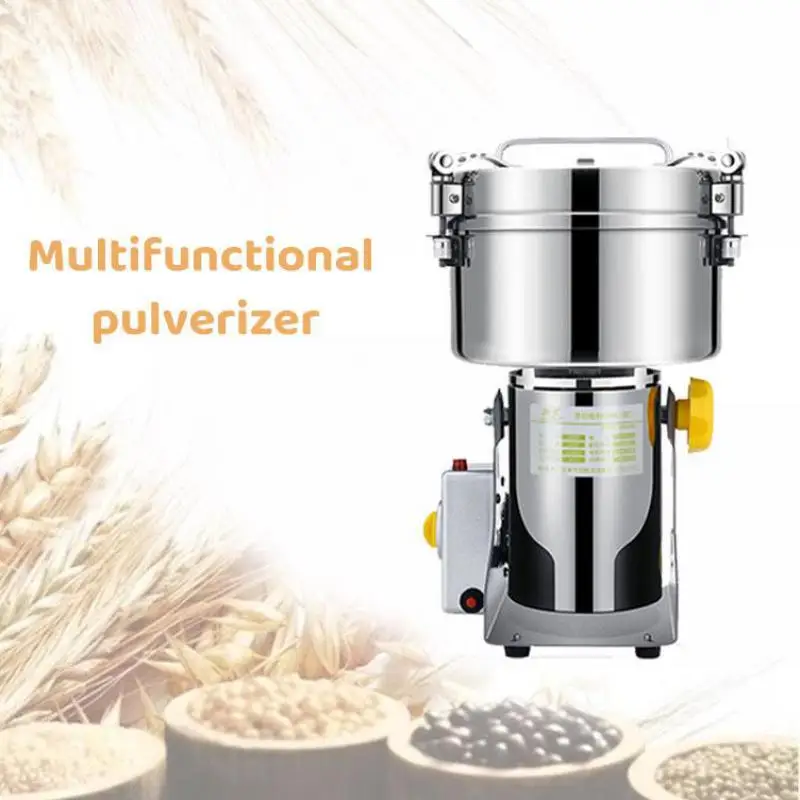 2500G Grinder Grains Spices Hebals Cereals Coffee Beans Dry Food Mill Grinding Machine Gristmill Home Medicine Flour Crusher 6