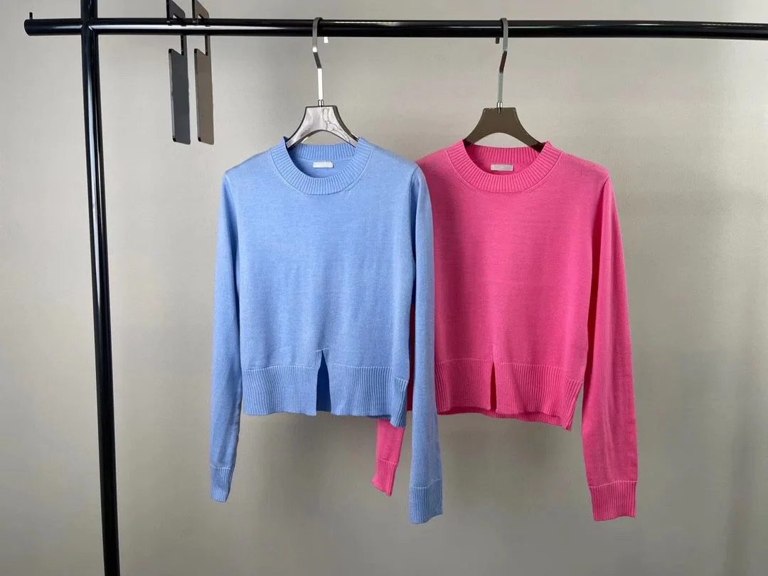 

2023 Women's Clothing slit sweater top Autumn Winter New 16