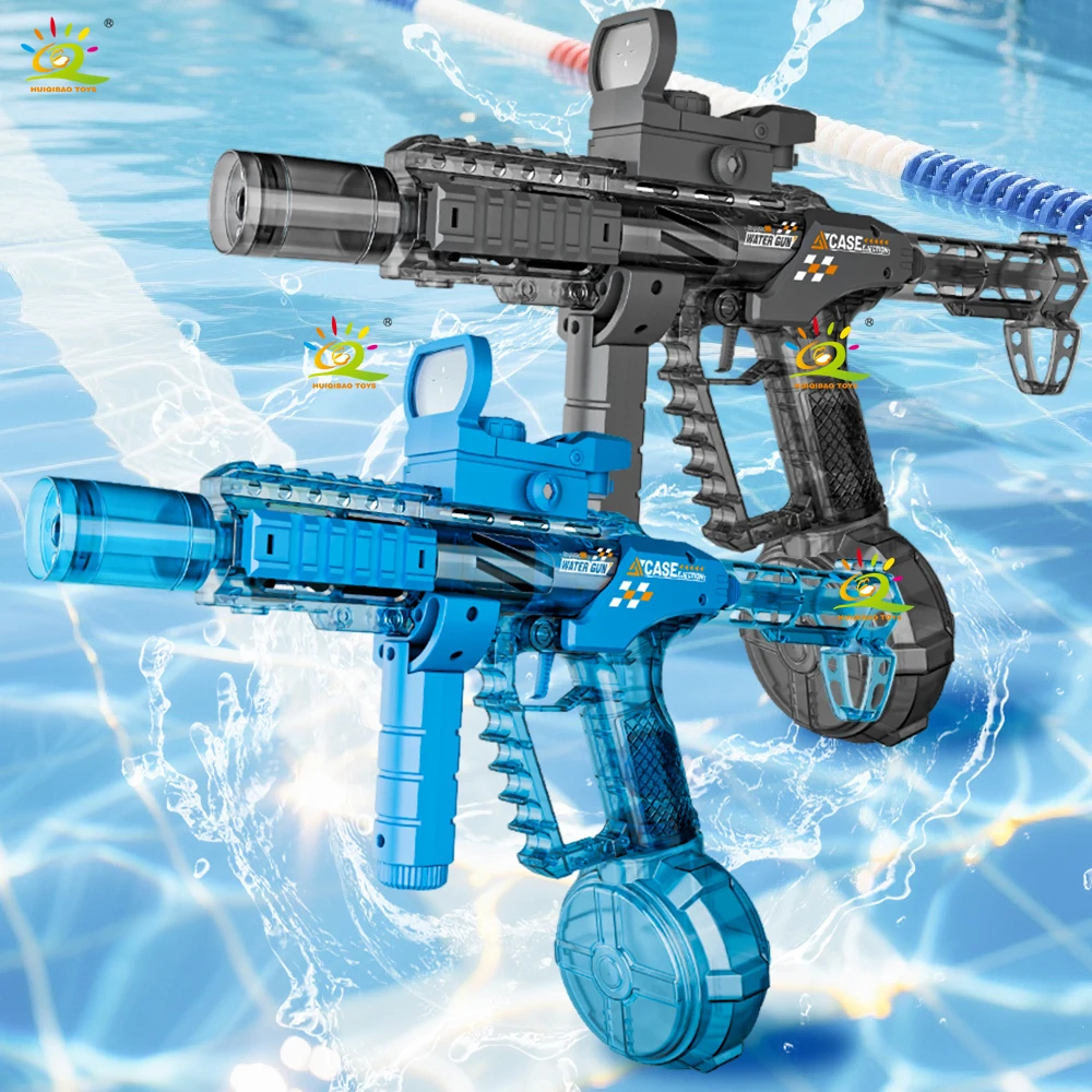 HUIQIBAO New Fully Automatic Water Gun - Summer Outdoor Beach Pool Game Toy With Long-range Shooting Function_voghion.com