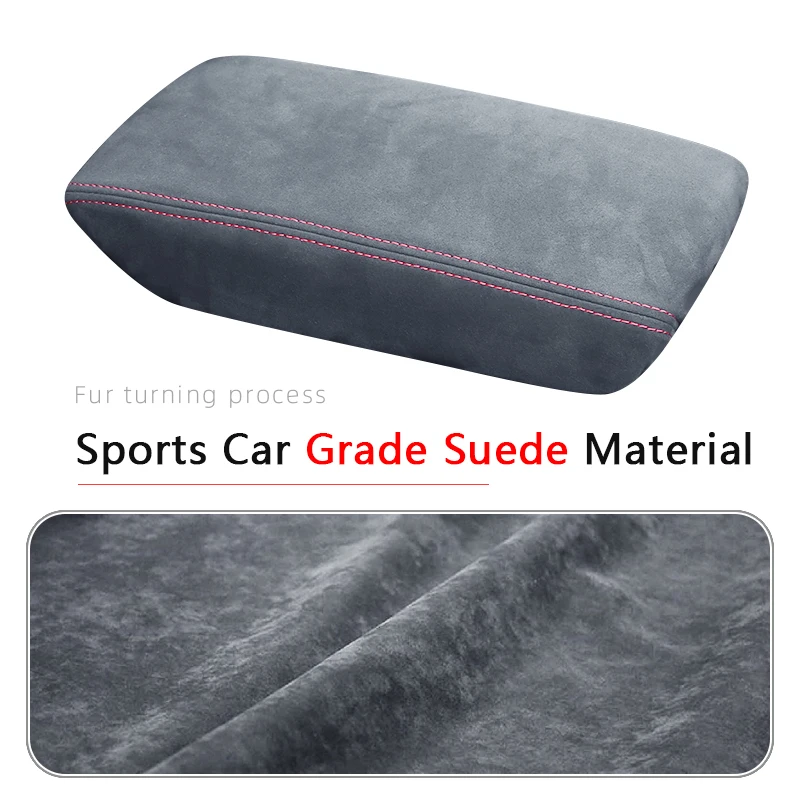 For Honda 2023 Civic 11th Gen Civic Car Armrest  Mat Center Storage Box Pad Protector Leather Cover Decoration Accessories - 3