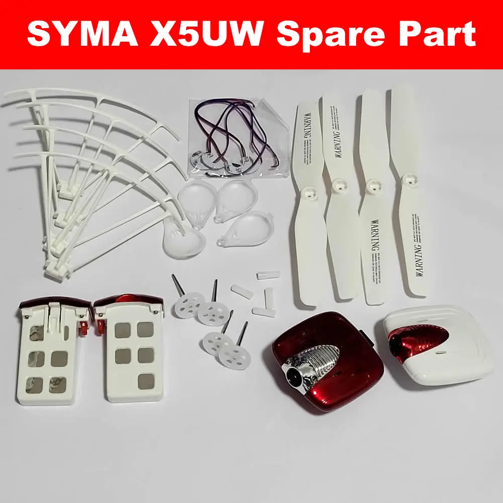

Запасные части SYMA X5UW для аккумулятора/пропеллера/защитной рамы/HD-камеры/шестерни/держателя телефона/абажура