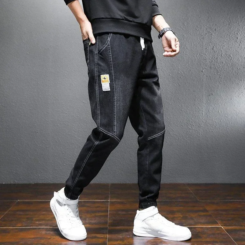 thumbnail image 1 of Pantalones Harem Hombre Pantalones Vaqueros Rectos Tallas Grandes Jeans Hombre 2024 Moda Xs Tendencia Elegante Suave Harajuku Grande Primavera Otoño, 1 of 5