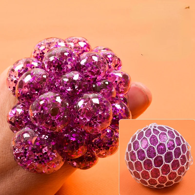 

Colorful Grape Ball Antistress Toys Squishy Squish Toy Squeeze Relief Anti-stress Kids Funny Things Prank Jokes for Adults Gifts
