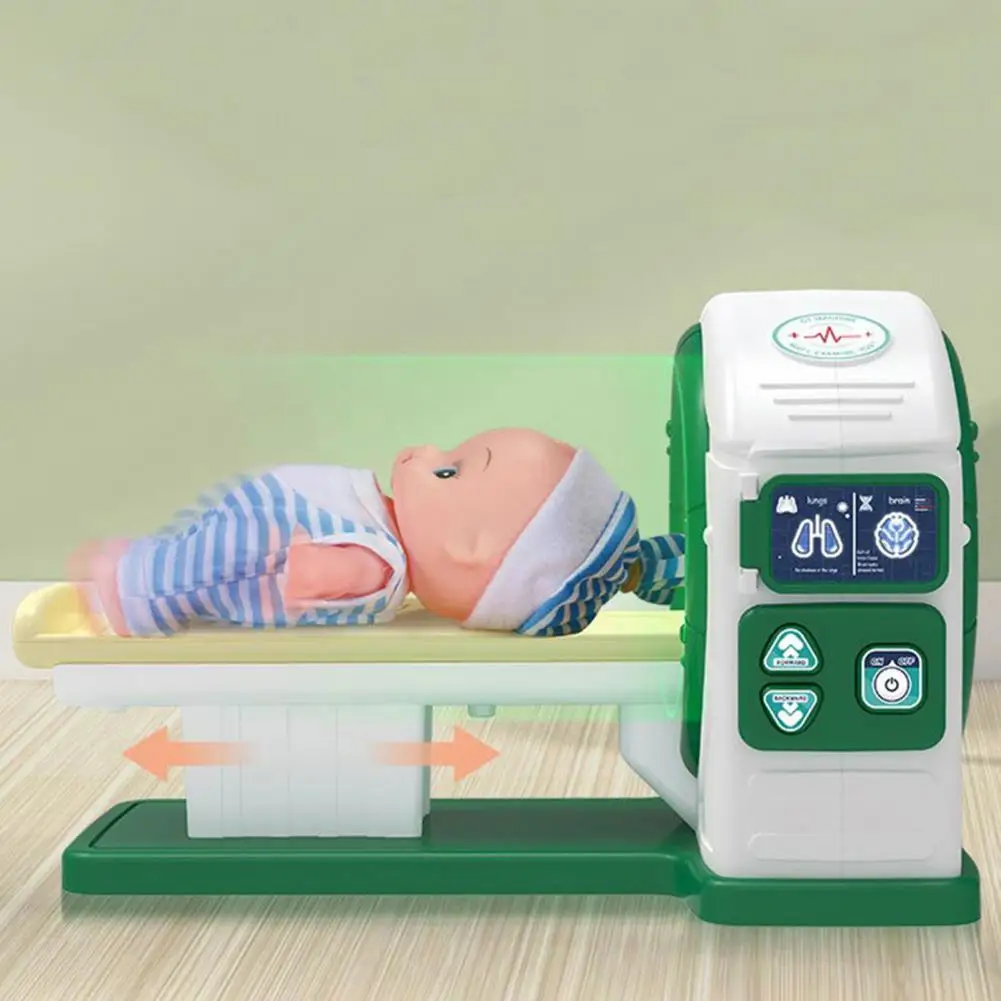 Realistic Kids Doctor Kit Children Doctor Playset Educational Kids Kit with Realistic Ct Machine for Role for Boys