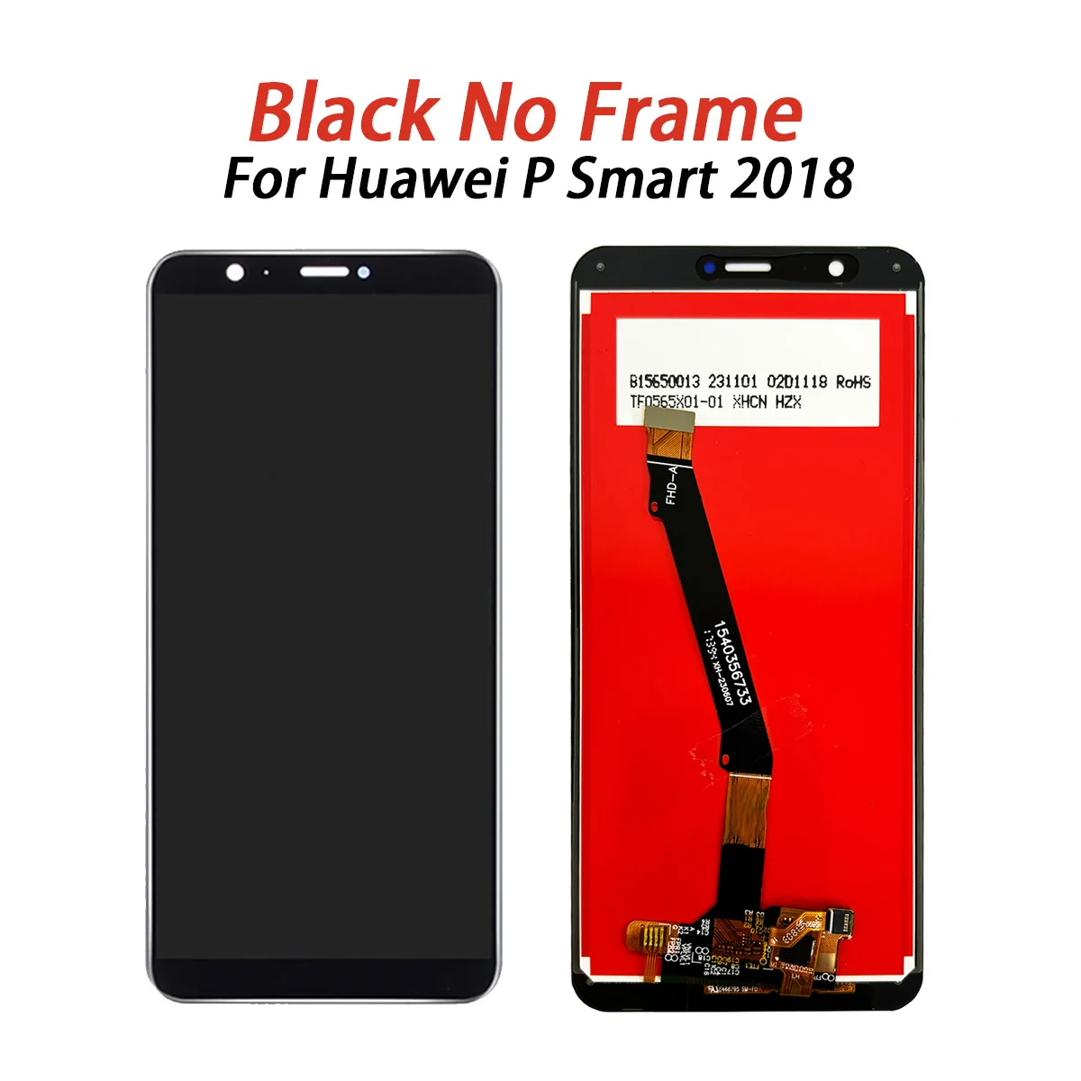 Écran Complet Original Pour Huawei P Smart 2018 + Outils De Montage - Noir - Neuf
