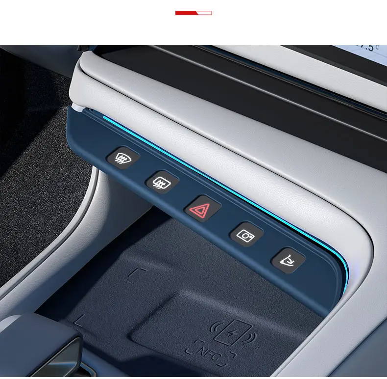 Central control button pad For ZEEKR 001 2024 2025 2023 silicone pad Scratch res